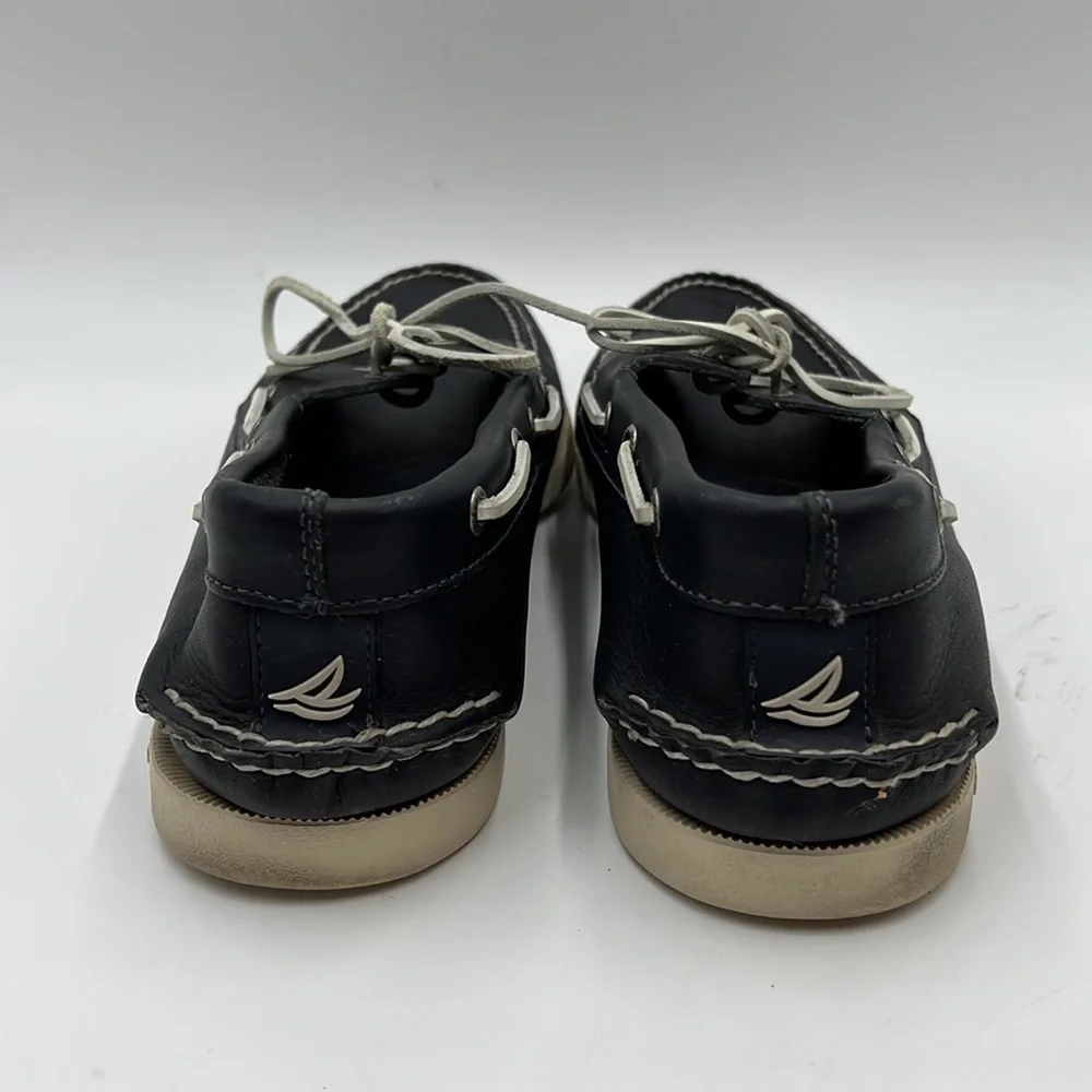 Sperry Top Sider Blue Leather Boat Shoe